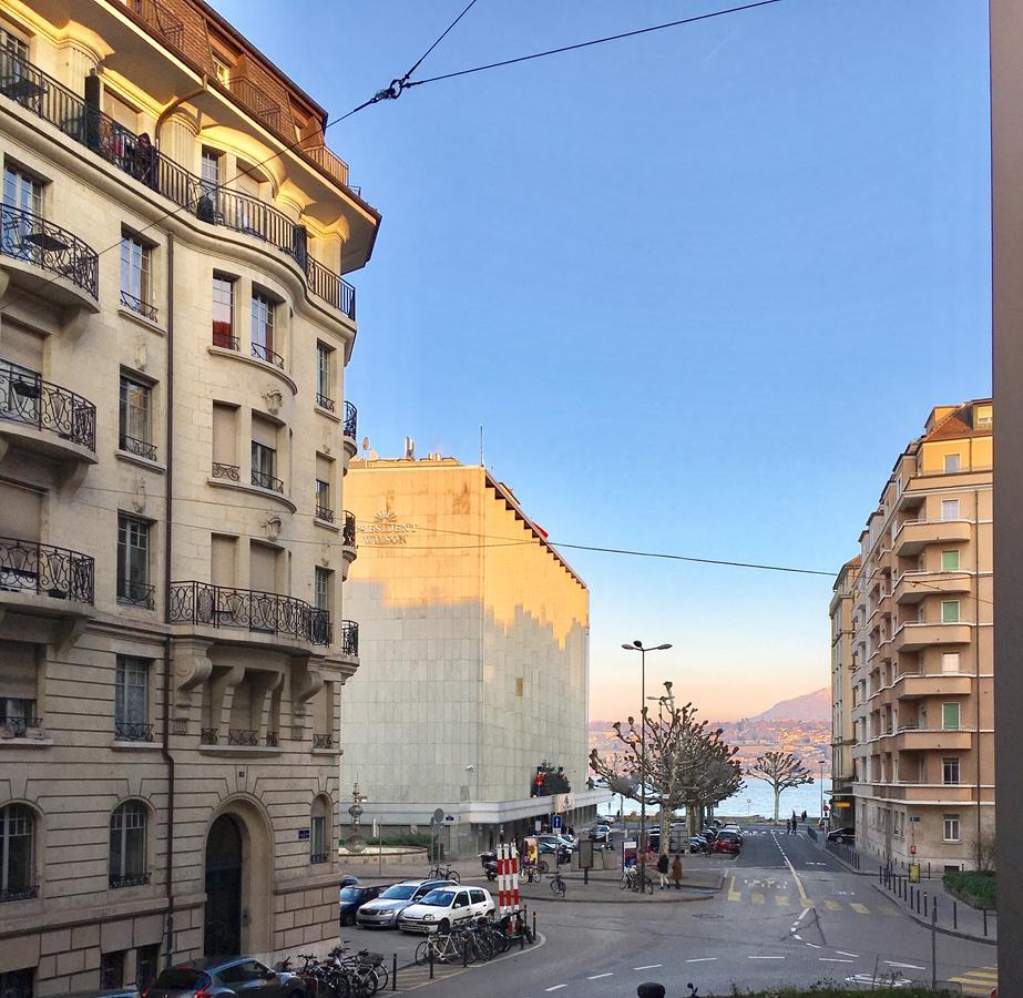 Ferienwohnung Rue Jean-Antoine Gautier Genf Exterior foto